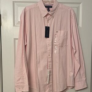Tommy Hilfiger Men's Pink Button-Down Shirt